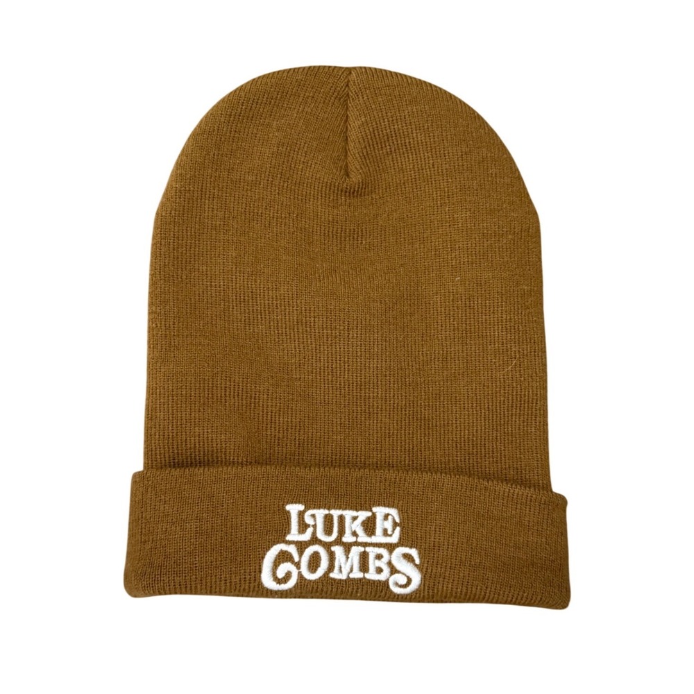 Carhartt‎ Watch Luke Combs Beanie Hat Men Brown Acrylic One Size Winter Warm